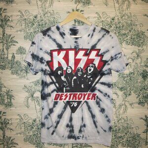 Kiss Tie Dye Band Tee